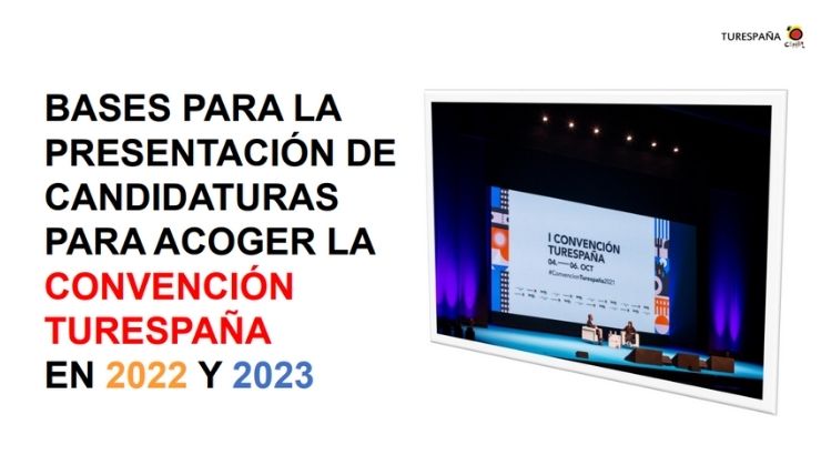 Primera página de 'Bases Ediciones 2022 2023 Convención de Turespaña'