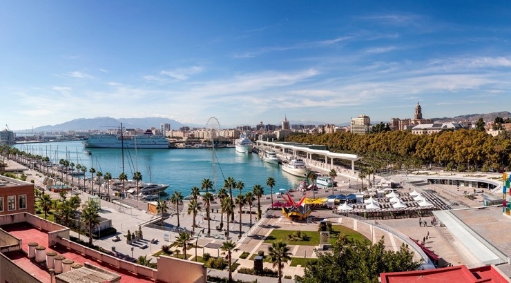 Vista del recinto portuario | Foto: Puerto de Málaga