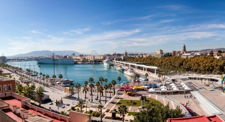 Vista del recinto portuario | Foto: Puerto de Málaga