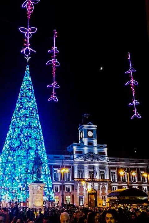 Puerta del Sol en 2017. Foto vía Facebook (Secretos de Madrid)