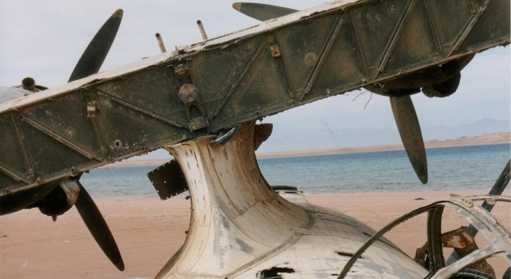 PBY 5A Catalina N5593 en el Golfo de Aqaba (Arabia Saudí). Foto: Ken Stanford