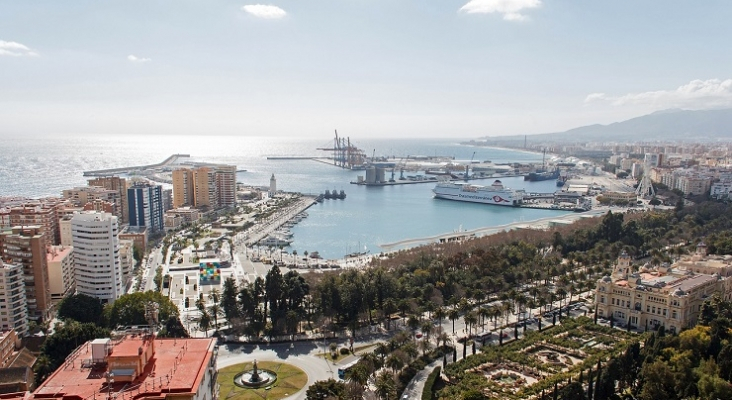 Vista aérea del Puerto de Málaga | Foto: Pixabay