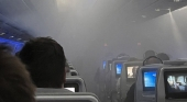 Avión de Finnair realiza aterrizaje de seguridad por presencia de humo en la cabina | Foto: vía Twitter (@adrusha888)