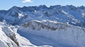 Vista de la estación de esquí de Baqueira/Beret (Lleida)
