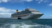 El barco de cruceros Costa Fascinosa en el Balneario de Camboriú (Brasil) | Foto: CLIA Brasil vía Facebook