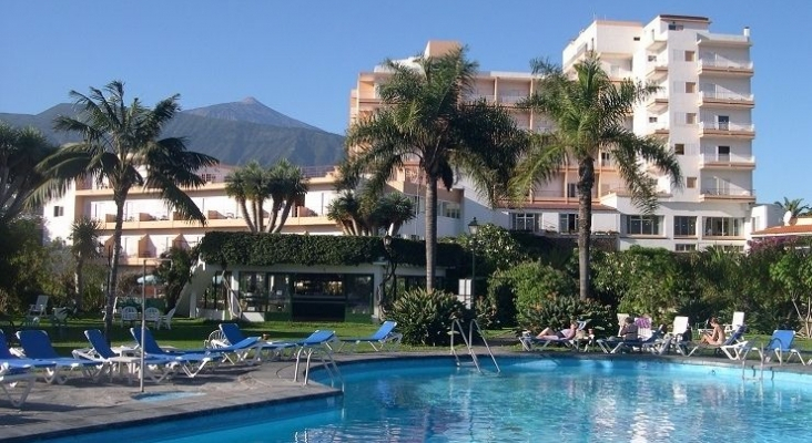 Actual hotel Miramar, en la zona de Parque Taoro, Puerto de la Cruz (Tenerife)