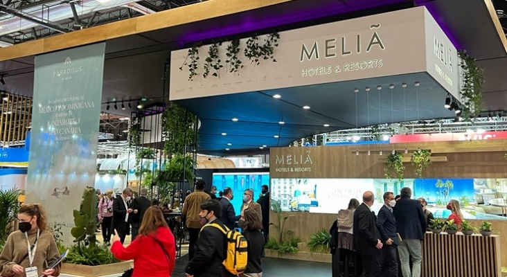 Estand de Meliá Hotels en FITUR 2022 Foto Tourinews