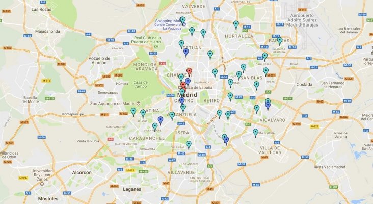 Zonas Wifi Gratuitas en madrid