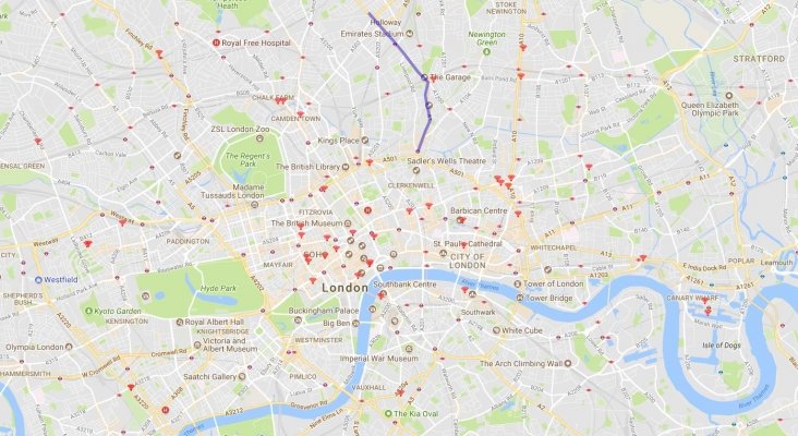 Mapa Wifi Gratis Londres