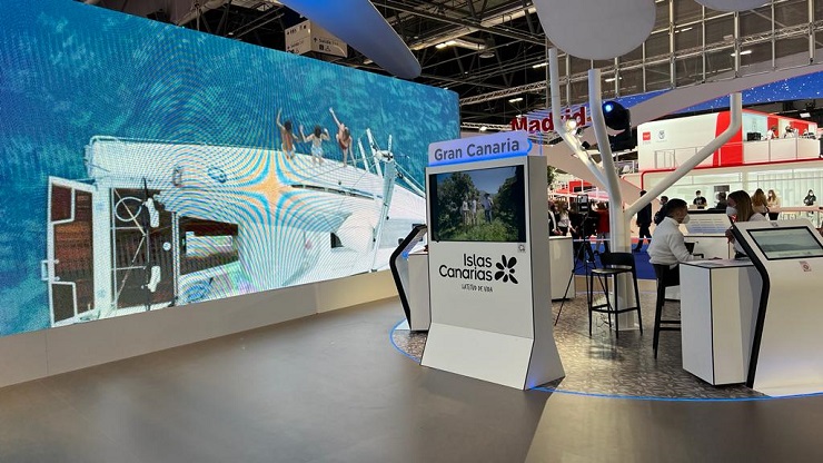 Zona de Gran Canaria en el estand de Islas Canarias en FITUR | Foto: Tourinews