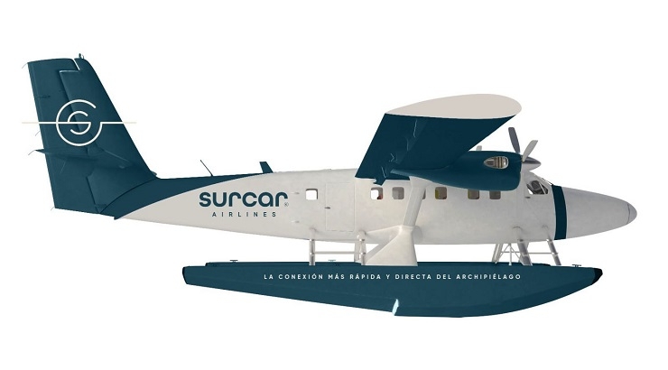 Diseño de hidroavión de la compañía aérea | Foto: Surcar Airlines