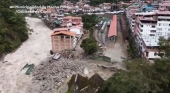 Cerca de 900 turistas, evacuados de Machu Picchu Pueblo por el desbordamiento del río Alcamayo (Perú) | Vídeo propiedad: Gobierno de Cuzco