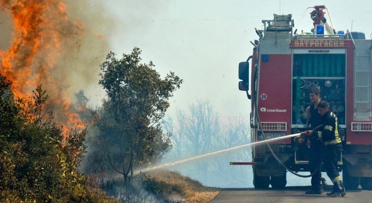 Incendio en Montenegro