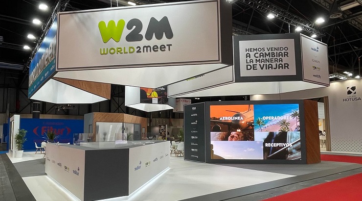 Estand de W2M en la reciente edición de FITUR 2022 | Foto: W2M