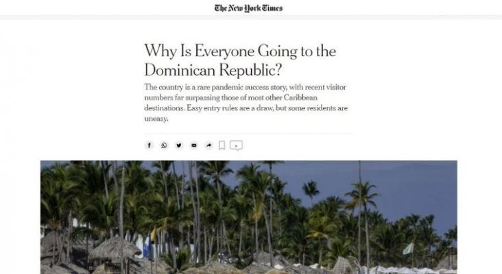 Reconocido diario estadounidense se hace eco del éxito de R. Dominicana durante la pandemia