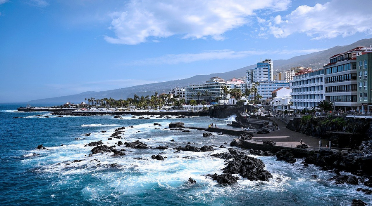 Área costal en Puerto de la Cruz (Tenerife) 