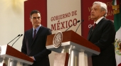 El presidente del Gobierno de España, Pedro Sánchez, junto a Andrés Manuel López Obrador, presidente de México | Foto: Pool Moncloa / Fernando Calvo