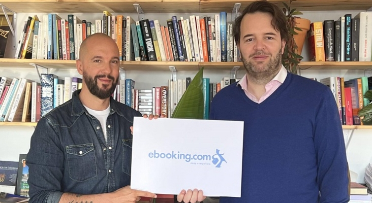 Juan Ángel Martín y Toni Raurich, dos de los fundadores de ebooking.com | Foto: vía Cinco Días