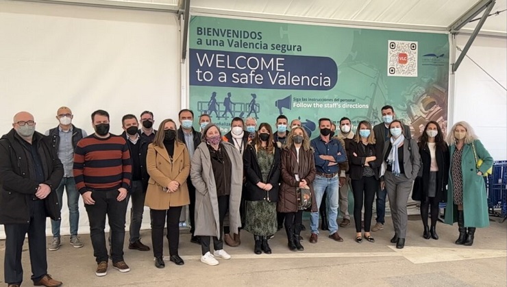 Imagen de los participantes en la visita estudio realizada en Valencia | Foto: Fundación Valenciaport
