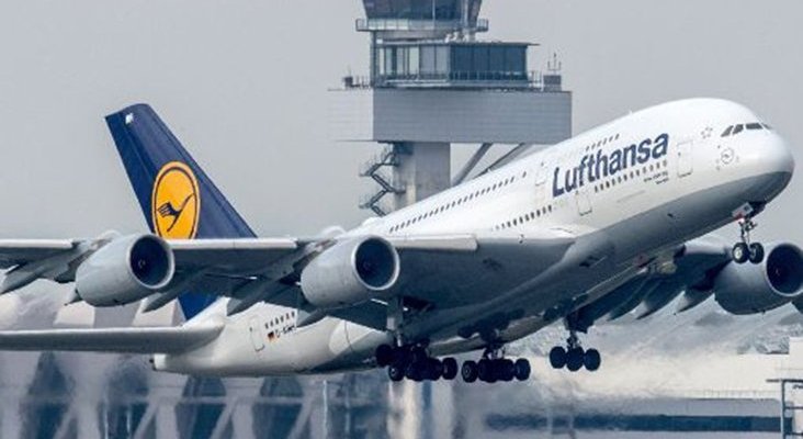 Avión de Lufthansa