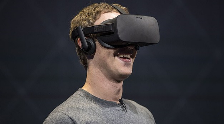 Mark Zuckerberg utilizando los visores de realidad virtual de Oculus | Foto: Oculus
