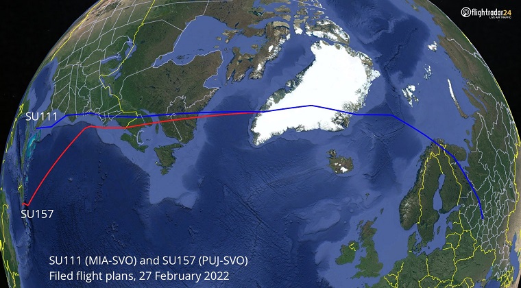 cierre espacio aereo rusia