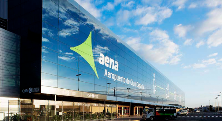 BlackRock aumenta su participación en Aena a un nuevo máximo | En la imagen, exterior de la terminal del Aeropuerto de Gran Canaria