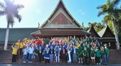 Loro Parque recibe la visita de la delegación del carnaval de Düsseldorf (01)