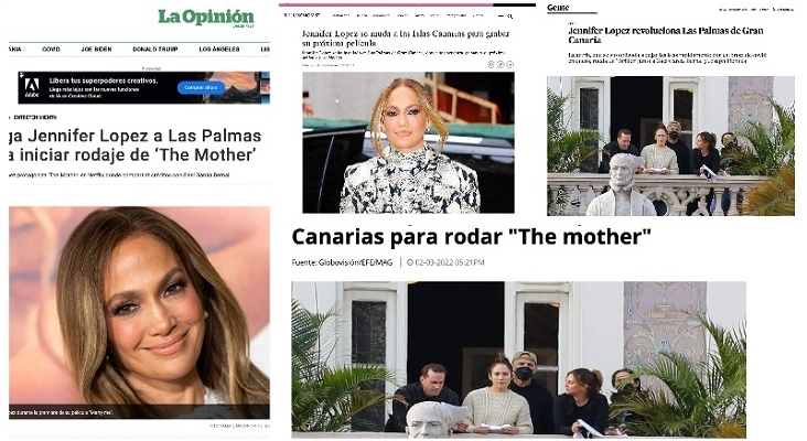 'The Mother' en medios | Montaje: Las Palmas de Gran Canaria