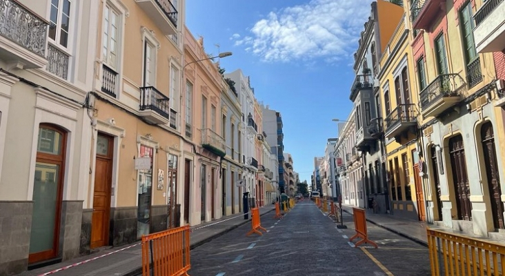 Una de las calles de Las Palmas de Gran Canaria donde se rodó