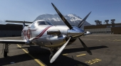 El avión Pilatus PC 12 es uno de los modelos de avión monomotor turbohélice