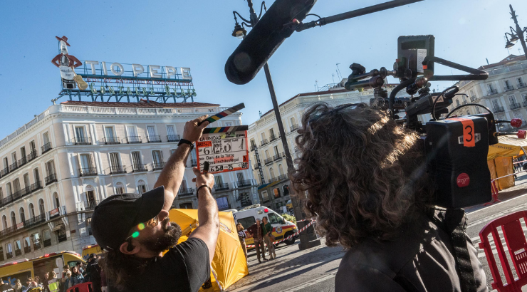 Rodaje serie La Unidad – MFO – Foto Ayuntamiento de Madrid MFO