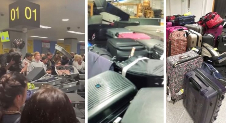 Caos en el aeropuerto de Manchester | Capturas vía Youtube - Manchester Evening News