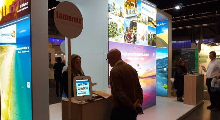 Estand de Islas Canarias en la Senior Mässan de Gotemburgo