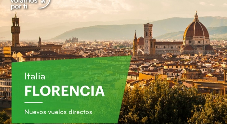 Una de las nuevas rutas conecta desde Florencia, Italia