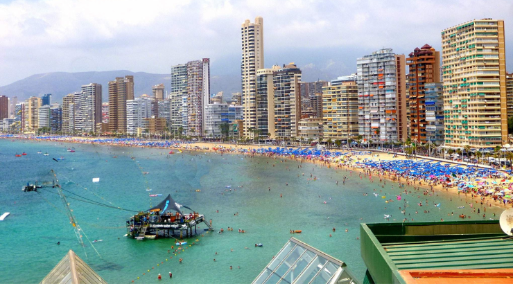 Playa de Poniente en Benidrom