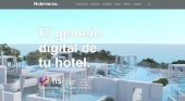 Vista del portal digital de la 'startup' Hotelverse
