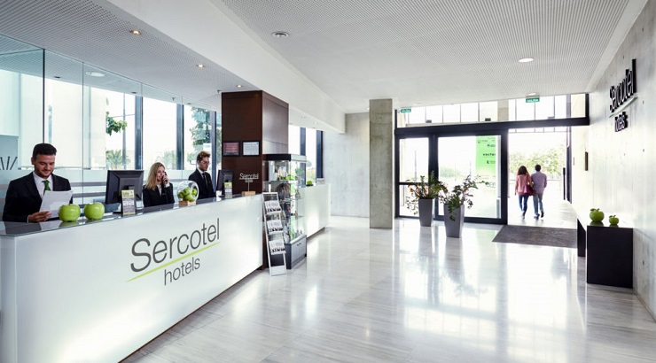 Recepción del Sercotel JC1de Murcia | Foto: Sercotel Hotel Group