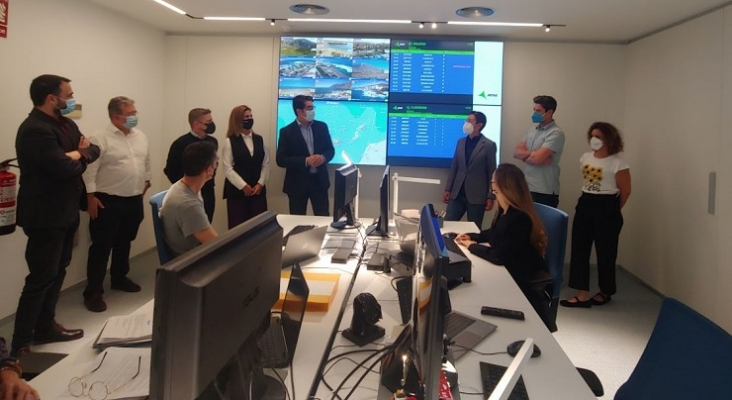 Visita de los representantes del Cabildo tinerfeño a las instalaciones del Smart Control Center | Foto: Turismo de Tenerife