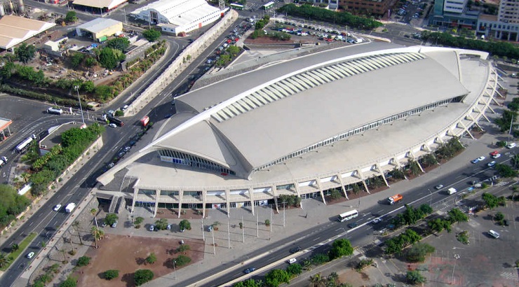 Vista aérea del Recinto Ferial de Tenerife (Santa Cruz de Tenerife)