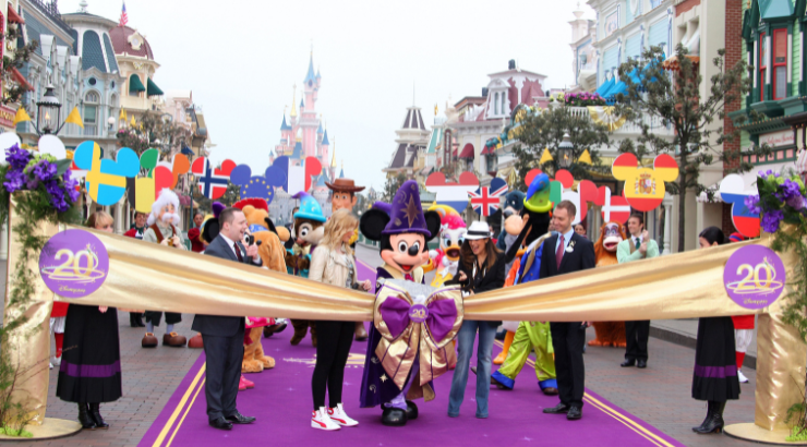 Fotografía del 20 aniversario de Disneyland París (2012) | Foto: Disney