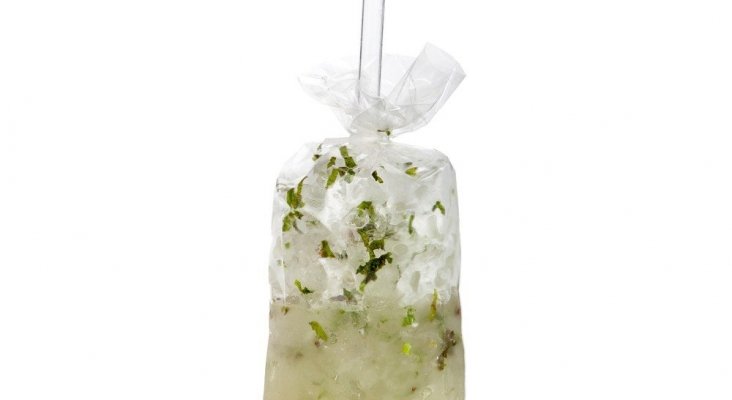 Mojito en una bolsa