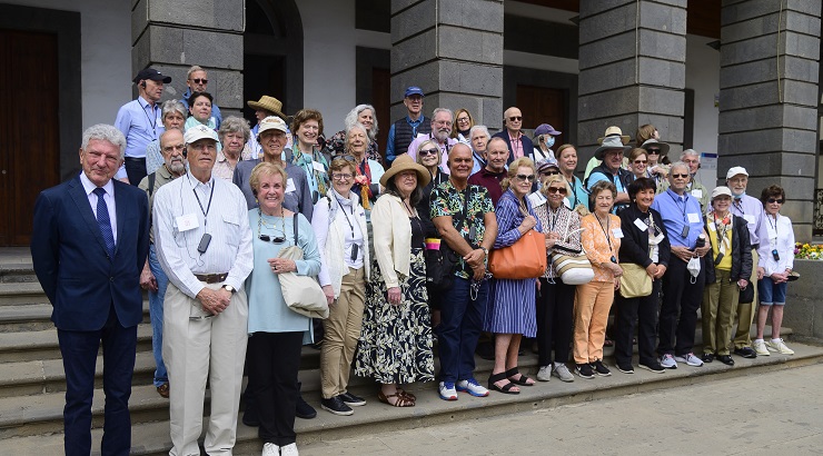 Recepción de los cruceristas en Las Palmas de Gran Canaria