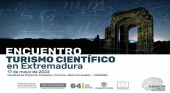Cartel del II Encuentro de Turismo Científico en Extremadura
