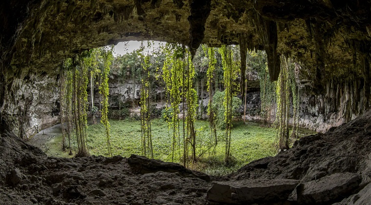 Cenote que forma parte del parque Xibalbá, el último proyecto del Grupo Xcaret | Foto: Grupo Xcaret