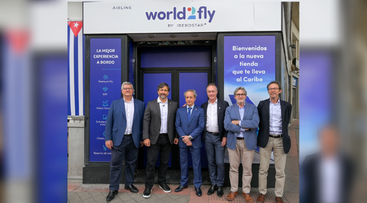 Inauguración de la nueva oficina ubicada en Madrid | Foto vía Twitter (@World2FlyHelp)