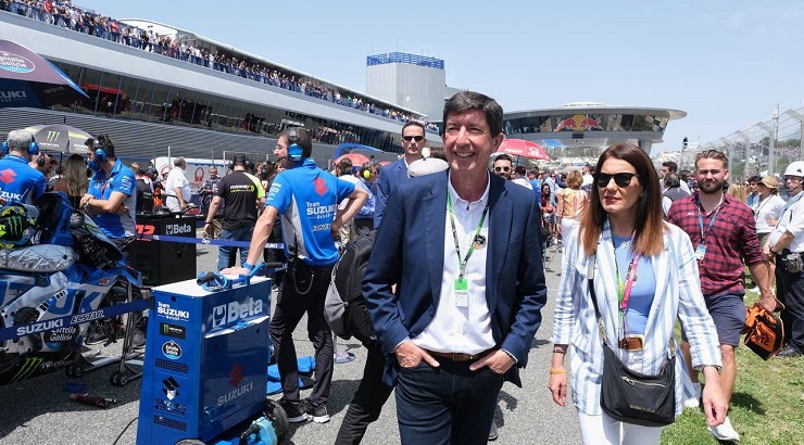 El vicepresidente y consejero de Turismo de la Junta de Andalucía, Juan Marín, en el Circuito de Jerez-Ángel Nieto (Cádiz) | Foto: Turismo de Andalucía