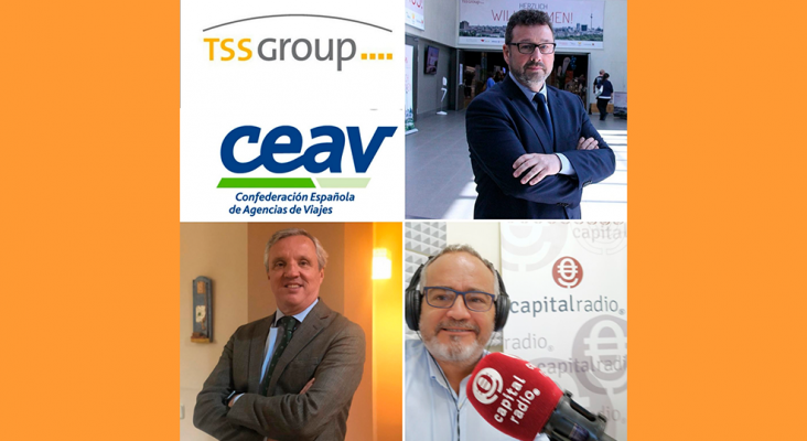 Las agencias de viajes, pieza clave en la recuperación turística: Carlos Garrido, presidente de la Confederación Española de Agencias de Viaje (CEAV) - Manuel Molina, fundador, presidente y CEO de TSS GROUP