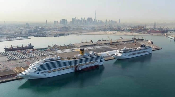 Vista aérea del Puerto Rashid en Dubái (EAU) | Foto: vía Hasacoship