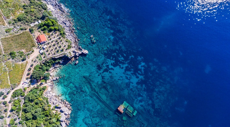 Vista aérea de la costa de Dubrovnik (Croacia) | Foto: OYO
